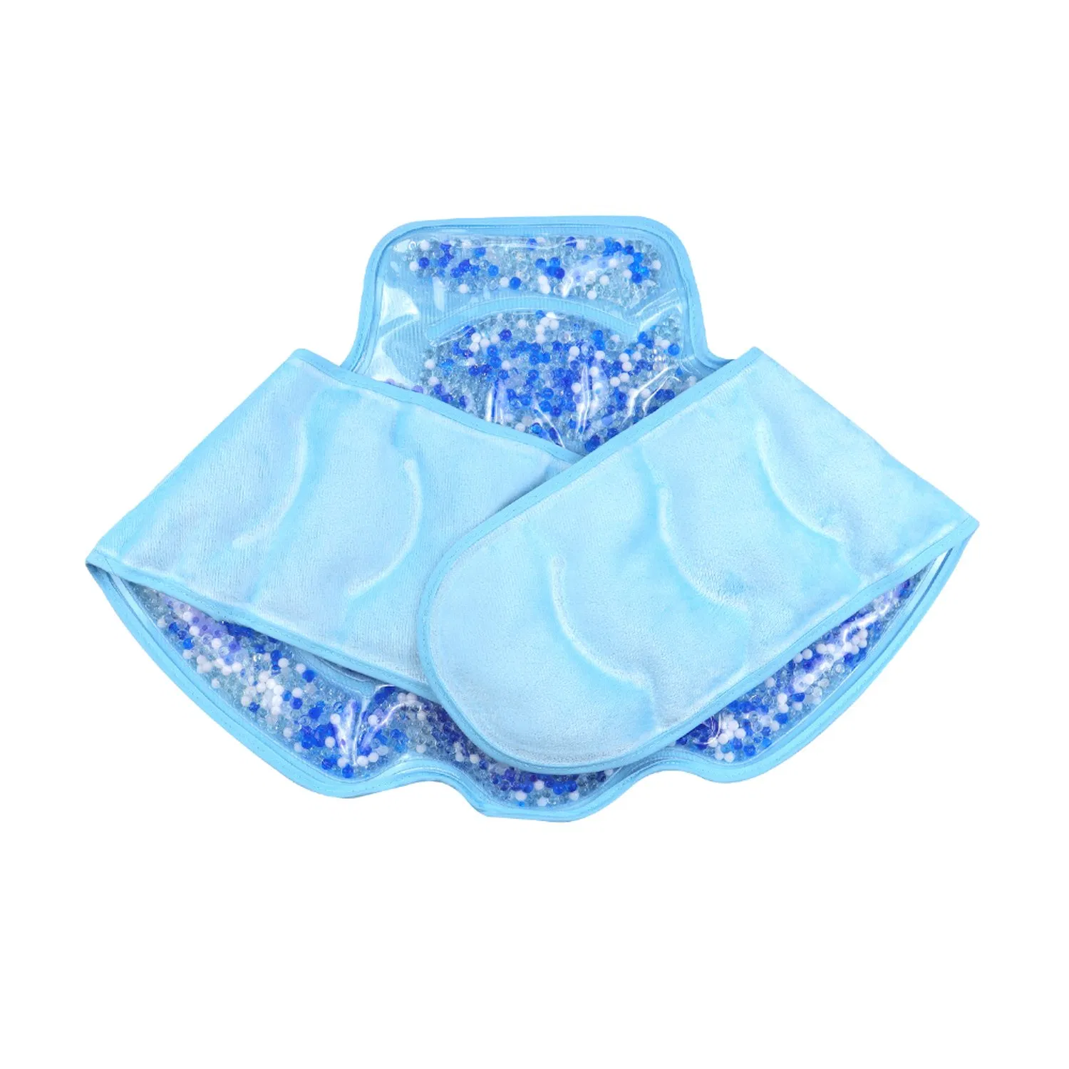 Best Sales Safety Reusable Gel Beads Neck Shoulder Hot Cold Compress Ice Pack Wrap for Upper Back Pain Relief