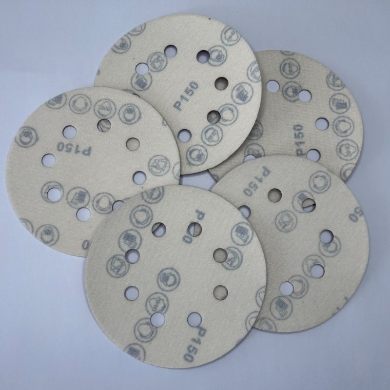 5inch 125mm Aluminium Oxide Hook and Loop Round Sanding Disc Sandpaper Disc