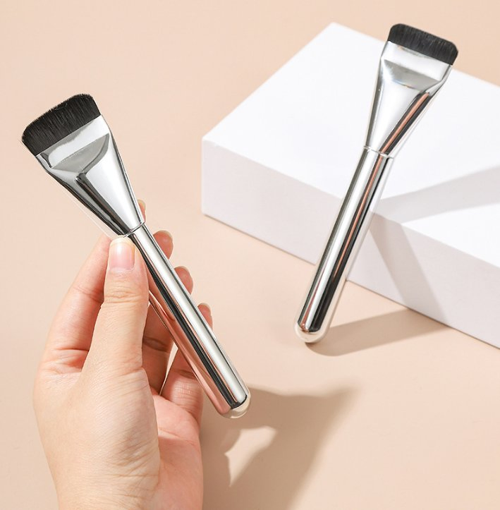 Flat Foundation Brush, Non-Absorbent Foundation Brush, Seamless Makeup Mask Brush, Ultra-Thin Concealer Makeup Brush