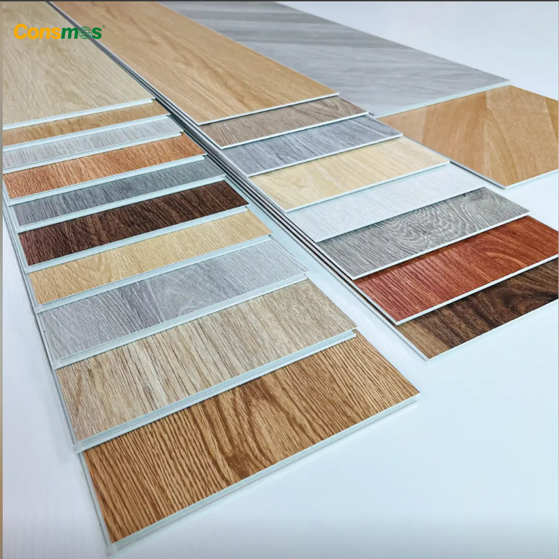 Building Material Home Decoration Rigid Vinyl Plank 5mm Floor Tile Price Laminate Piso Vinilico Spc