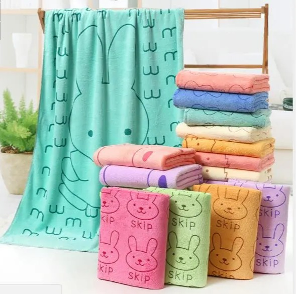 70X140cm 100X180cm Absorbent Microfiber Bath Towel