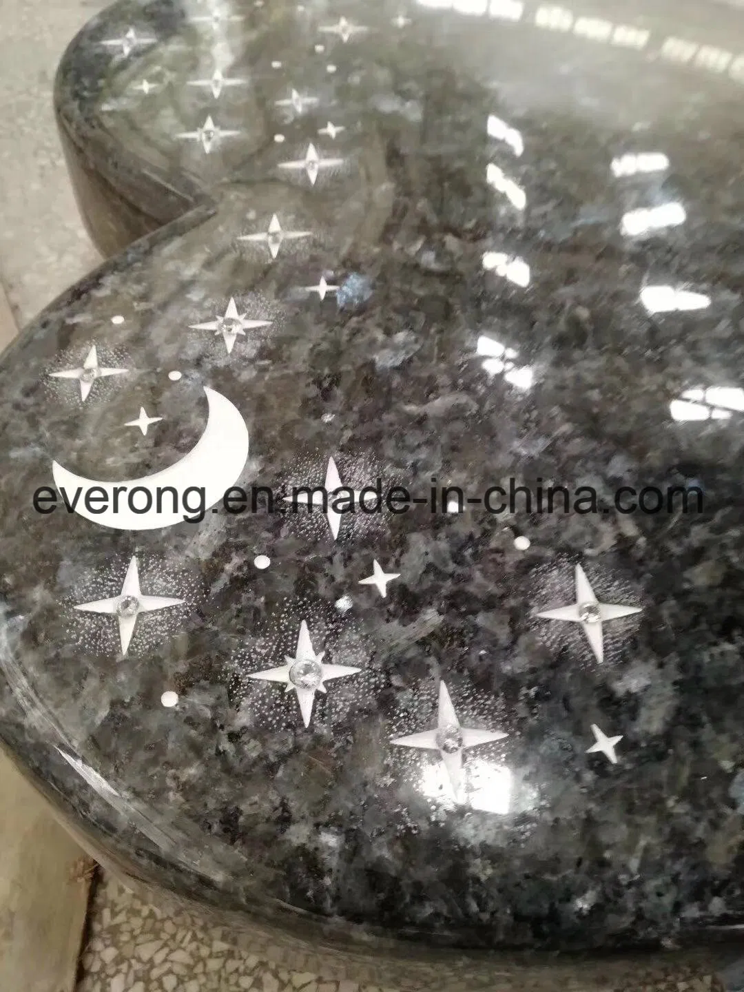 Blue Pearl Granite Memorial Headstones for Wholesale