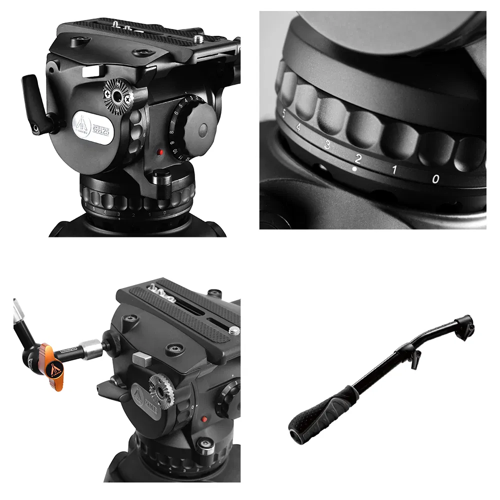 Профессиональный штатив E-Image EG25C2 с жидкостной головкой