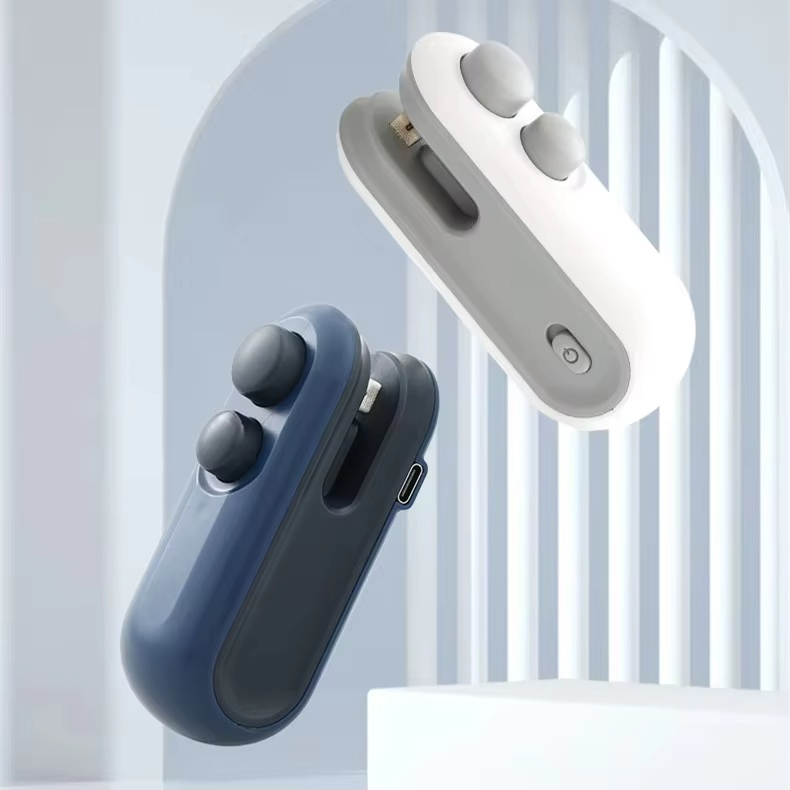 Mini Bag Sealer USB Rechargeable Chip Bag Sealer Heat Seal Tool Portable Handheld Vacuum Food Sealer
