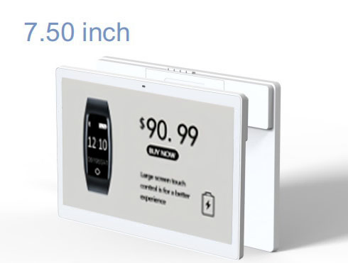 Customized Smart Price Tags Electronic Shelf Label and Digital Price Tagused 7.5 Inch Eink Screen with 2.4G SDR Wireless Mode 800*480 OEM ODM Risk Control