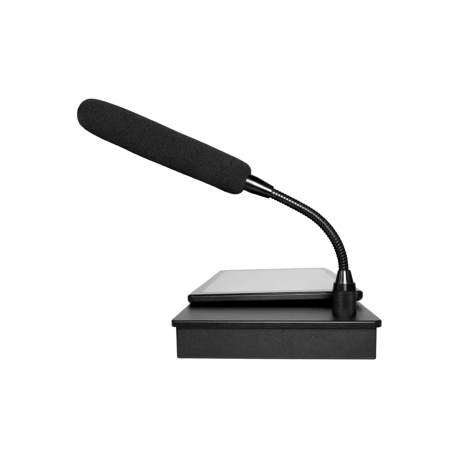 Dante Network Multi-Zone Paging Microphone with Built-in DSP and 10 Inch Touch Screen