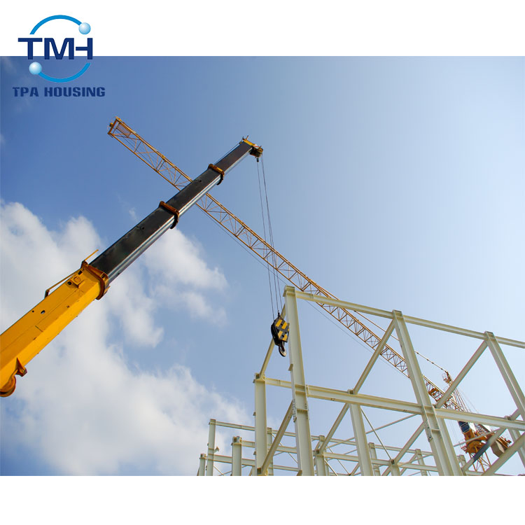 Q355b H Beam Building Material Steel Frame Garage Storage Shed Prefabricated Steel Structure Workshop