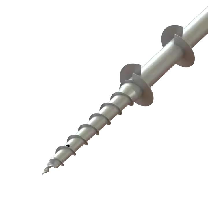 Customized Steel Helical Screw Pile Concrete Earth Anchor for Solar Foundation Structure