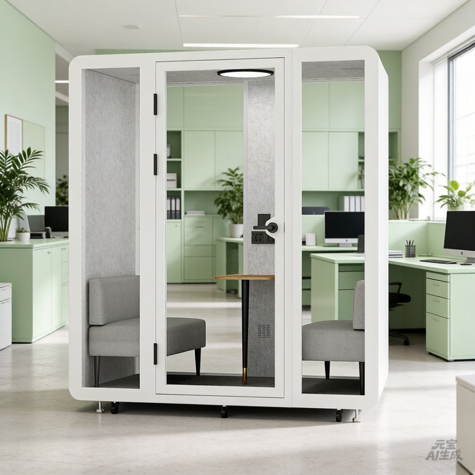 Soundproof Booth Office Pod Modern Two People K212 Office Sleeping Phone Pod for School