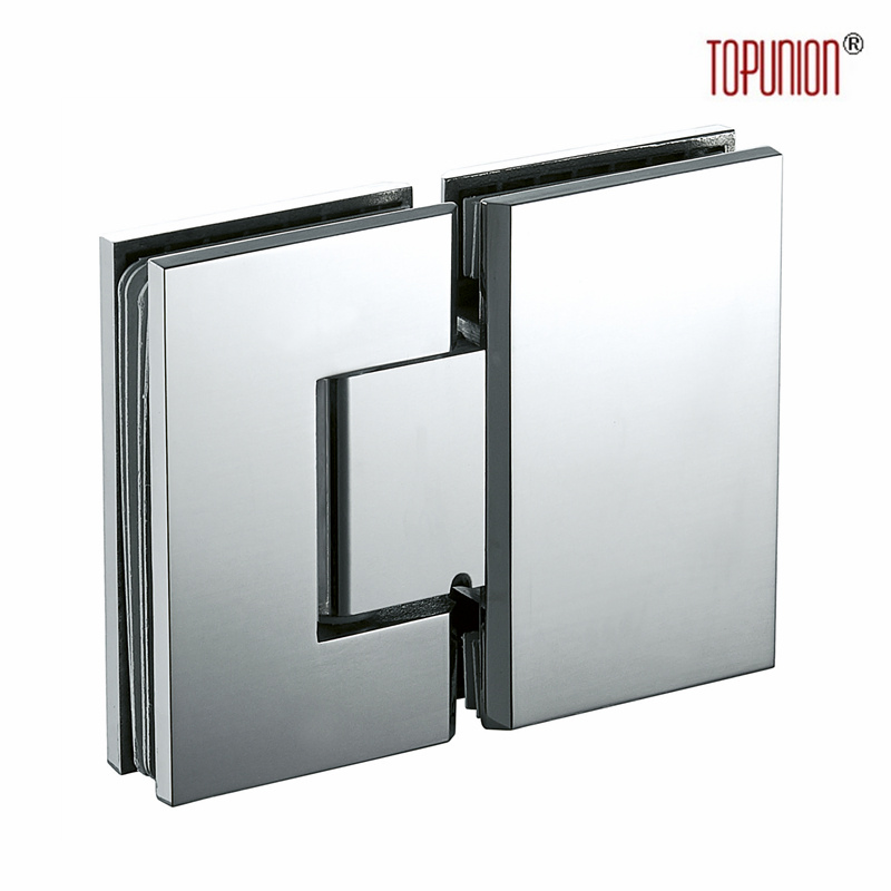 Латунные петли для стеклянных дверей в ванную 90°