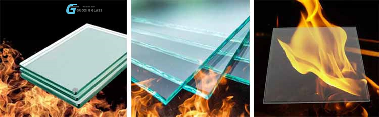 Heat Resistance 3-19mm Fireproof Safety Tempered Building Glass