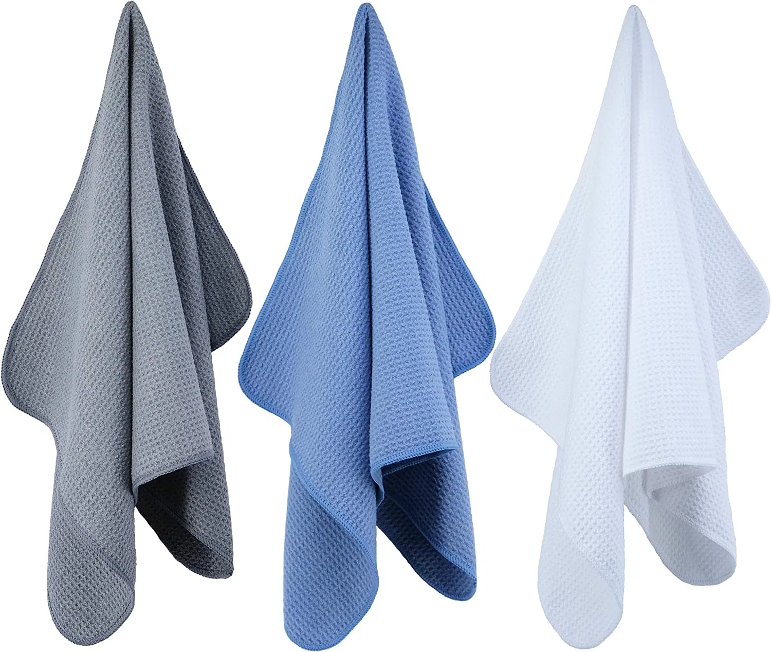 Polyester Waffle Weave Soft and Absorbent Dish Towels