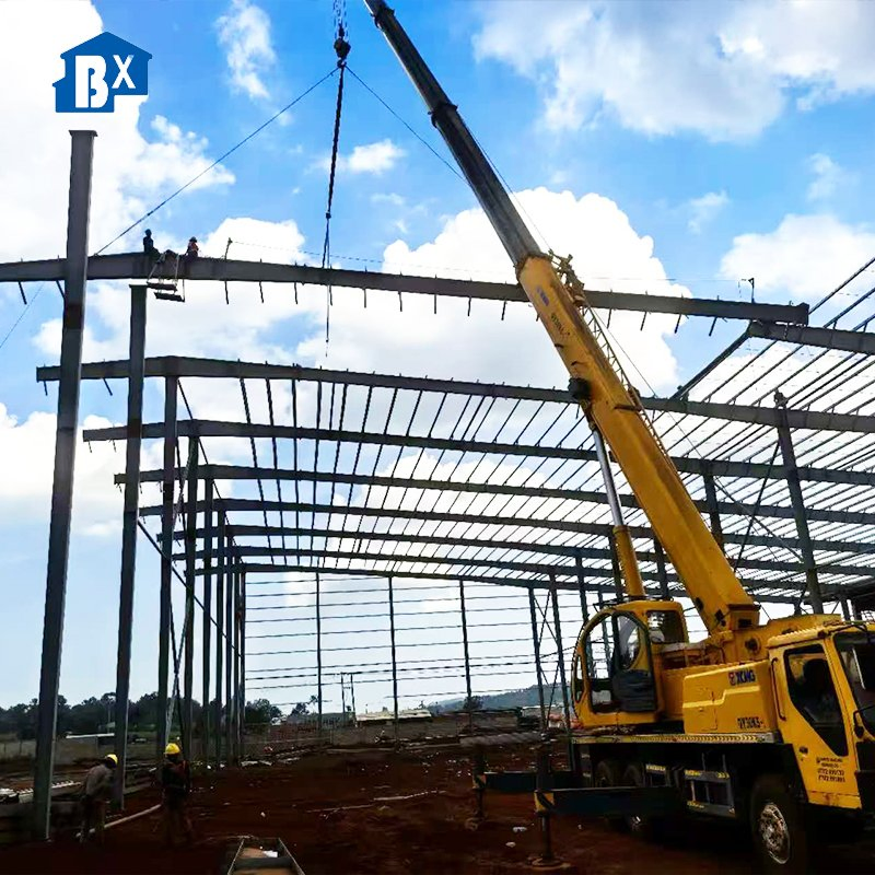 Custom Steel Frame Workshop for Manufacturing