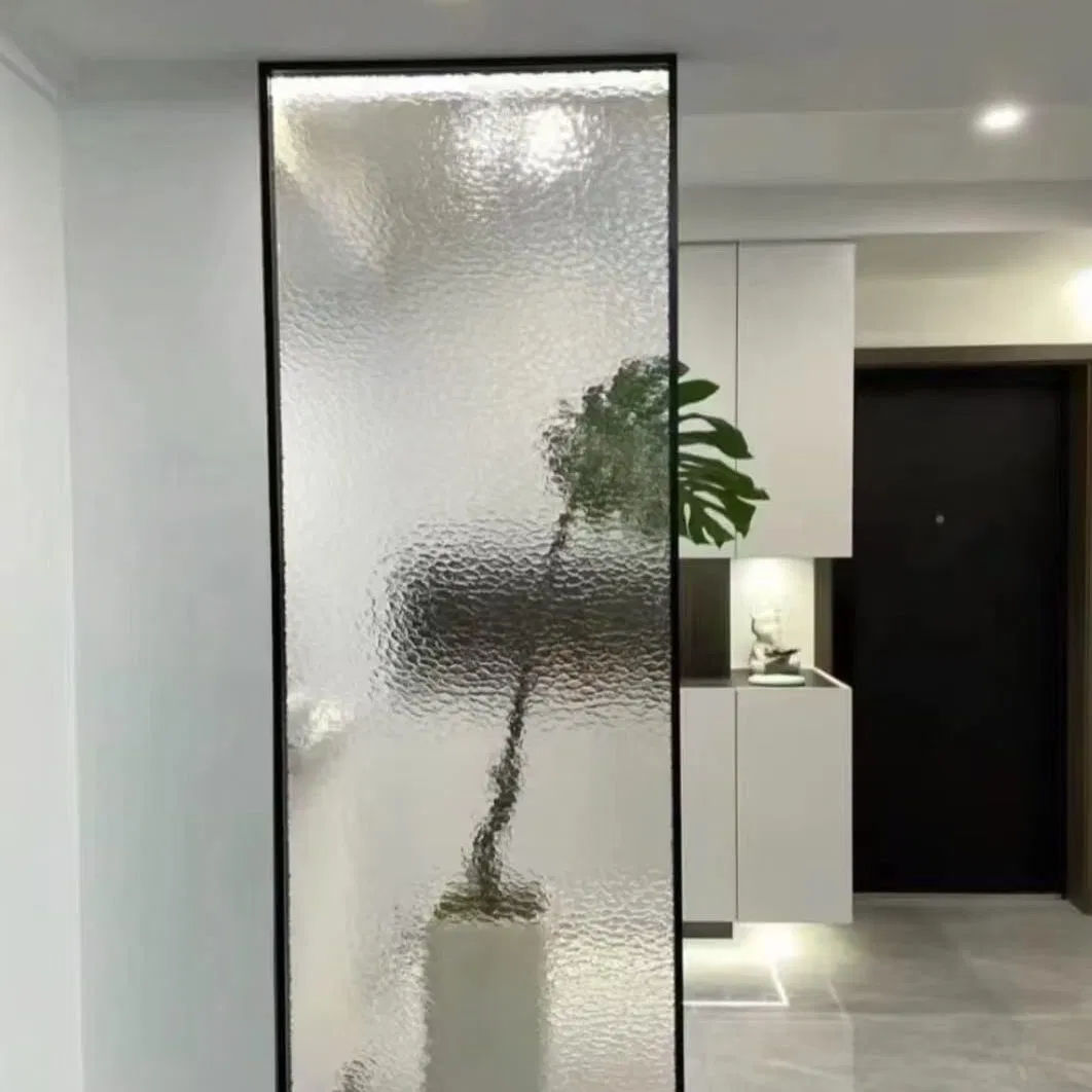 3/4/5/6mm Durable Privacy-Enhancing Textured Embossed Pattern Glass for Commercial Spaces & Home Decor