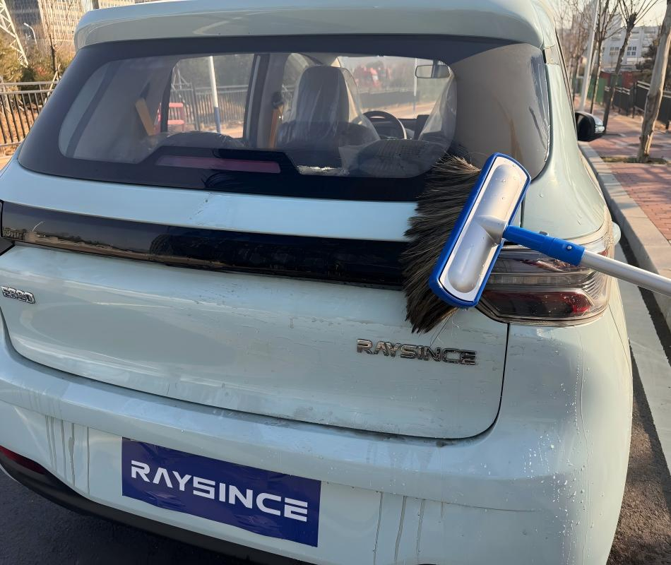 Natural Soft Hog's Hair Soft Bristle Car Wash Brush with Aluminum Head