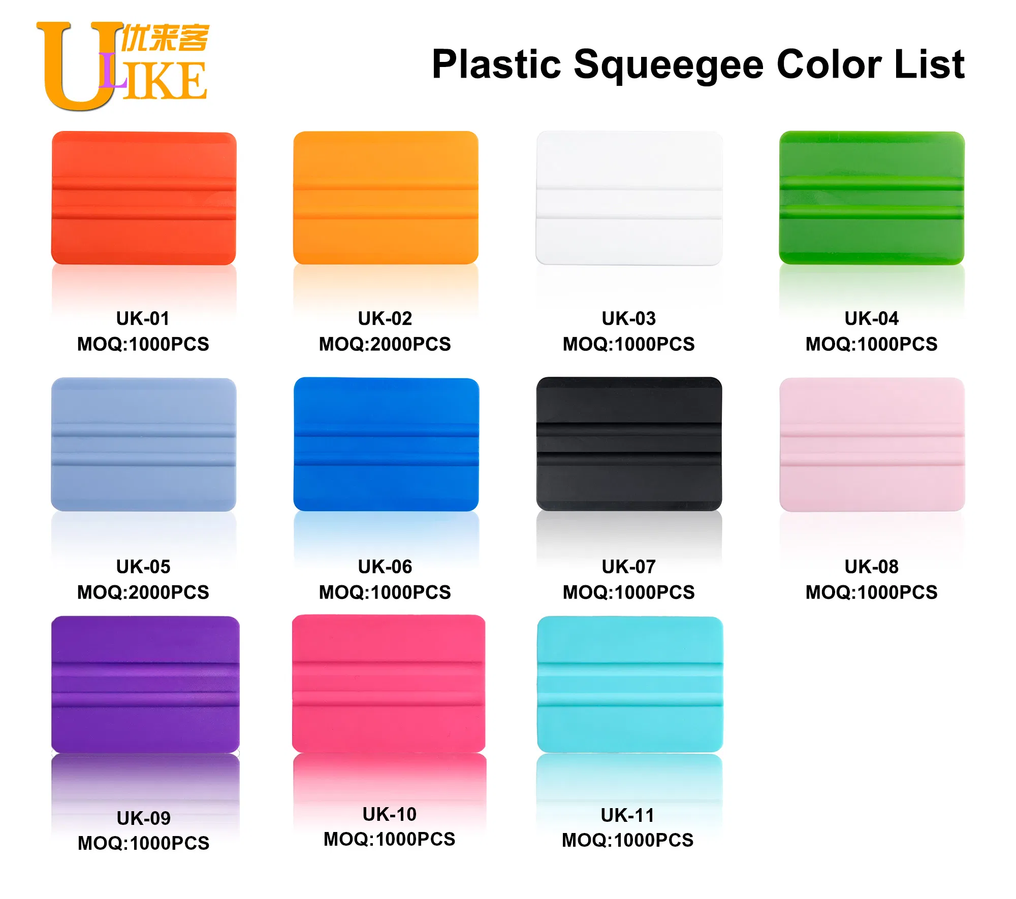 Felt Edge Squeegee 4 Inch for Car Vinyl Scraper Decal Applicator Tool