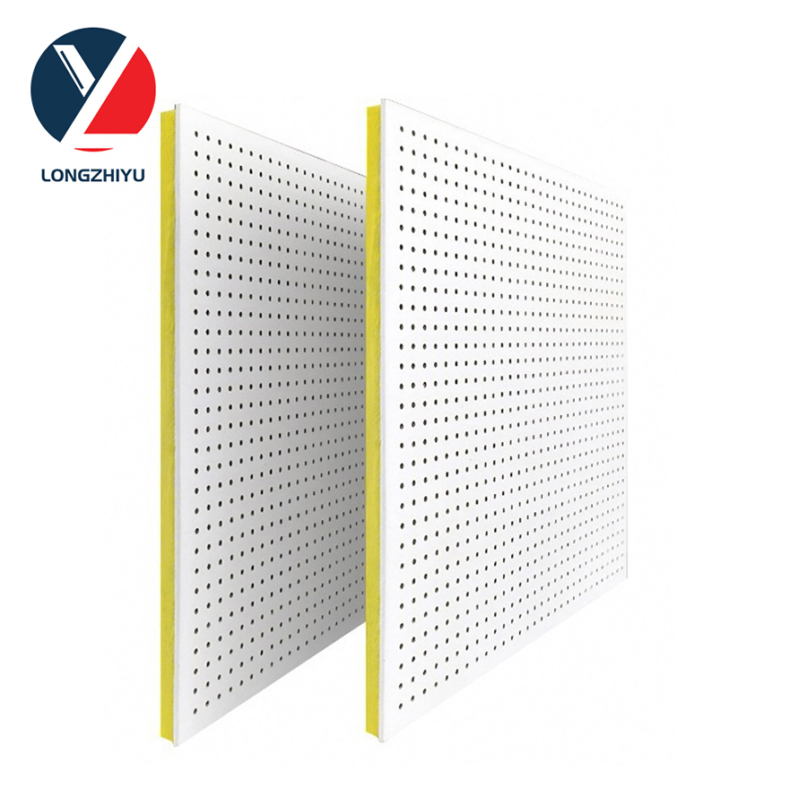 Building Material Glass Fiber Reinforced Gypsum Board Fireproof Fiberglass
