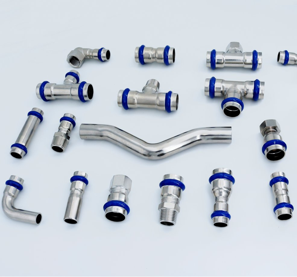 Bend Adaptor 90° with Male Thread The Press Fittings Are Made of AISI 316L/AISI 304L/ AISI 304 Stainless Steel Bsp Fitting