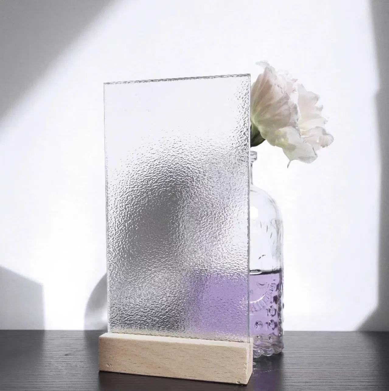Hot Sale Clear Ultral Clear Bronze Grey Muro Karatachi Nashiji Pattern Glass