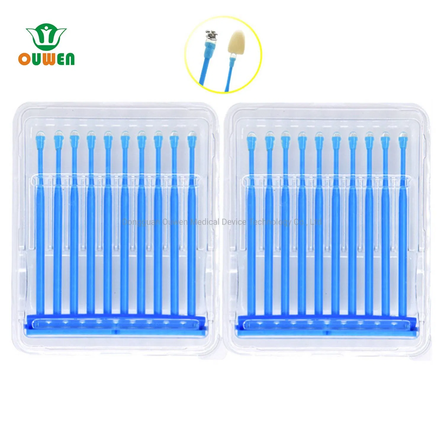 Dental Plastic Sticky Sticks Adhesive Tip Sticky Tipped Applicator