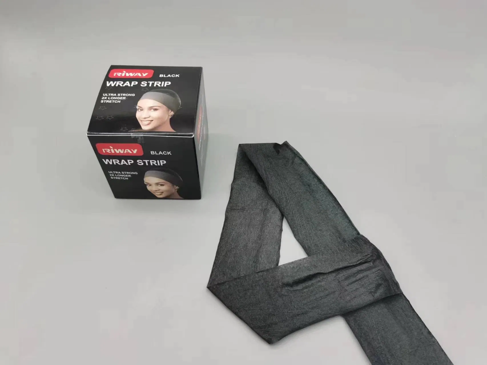 White and Black Disposable Wrap Strips for Facial Makeup Headband