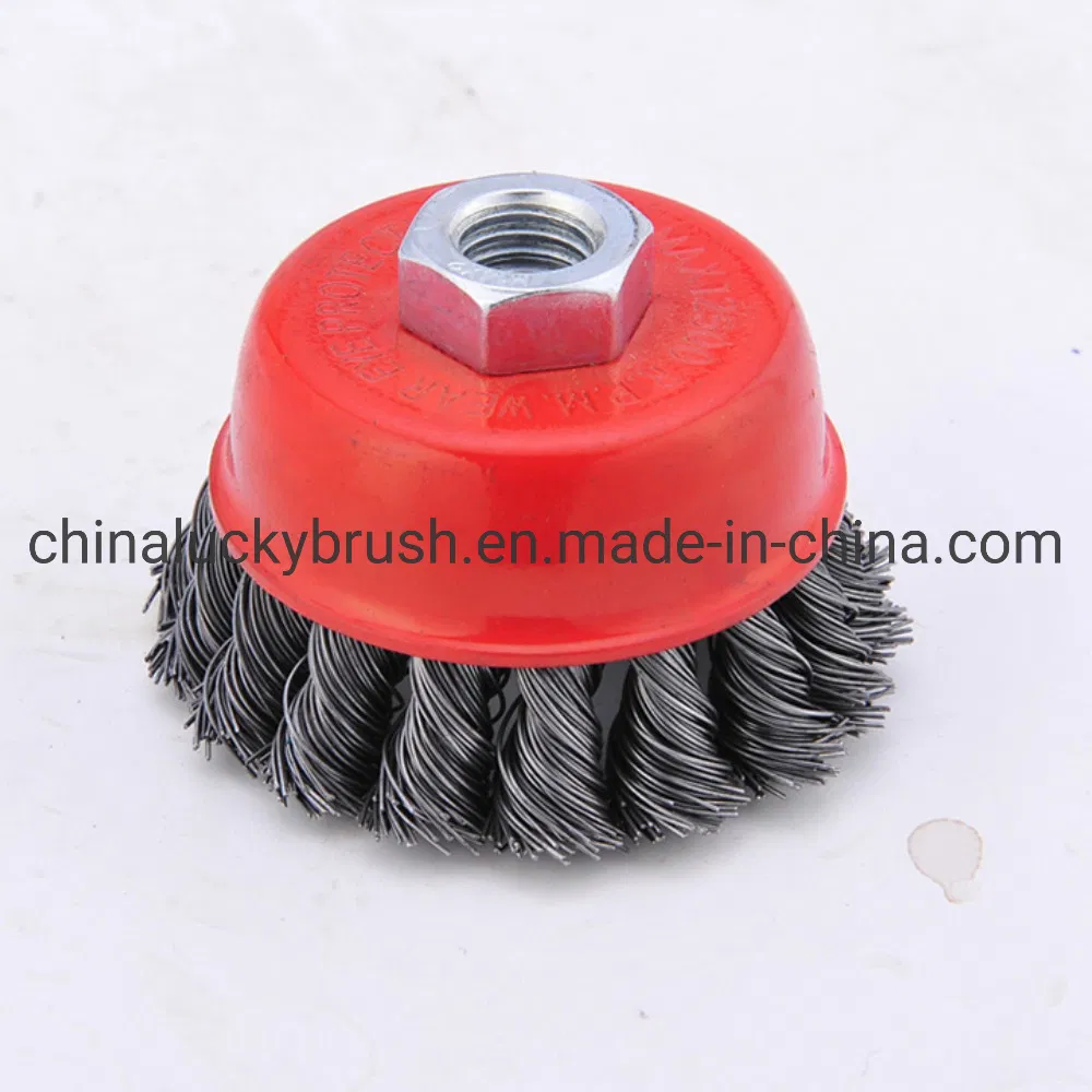 6 Inch Nylon Abrasive Filament Cup Brush (YY-237)