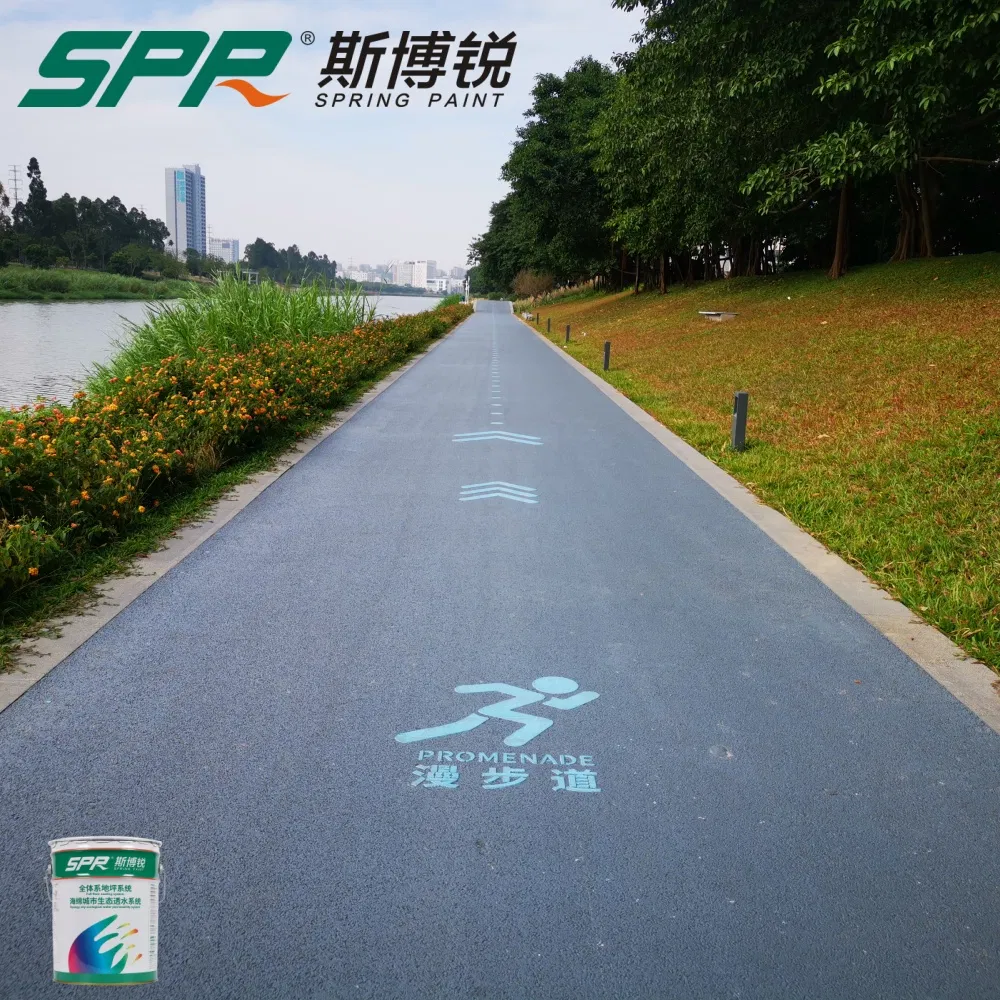 High-Adhesion Asphalt Pavement Color-Changing Floor for Riverfront Renovation