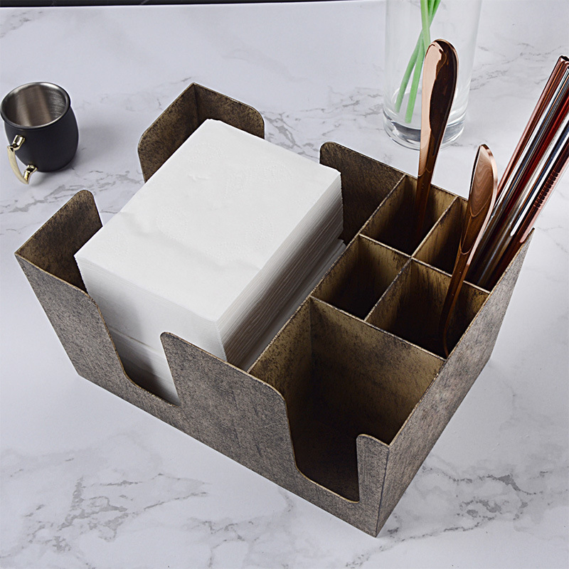 Rectangle Stainless Steel Straws Napkin Holder Tissue Box Metal Bar Caddy for Gautier Caravedo Grappa Marolo