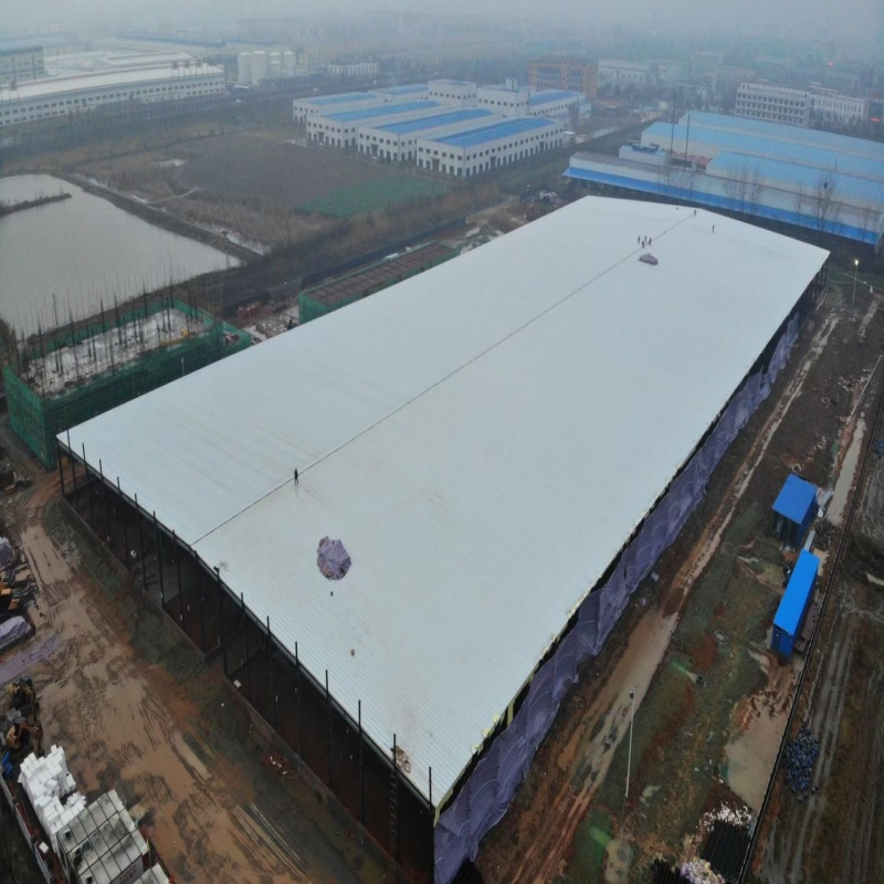 High Strength Prefabricated Resistance China Industrial Hanger Bridge Warehouse Construction Building Design Light Steel Shade Frame Structure