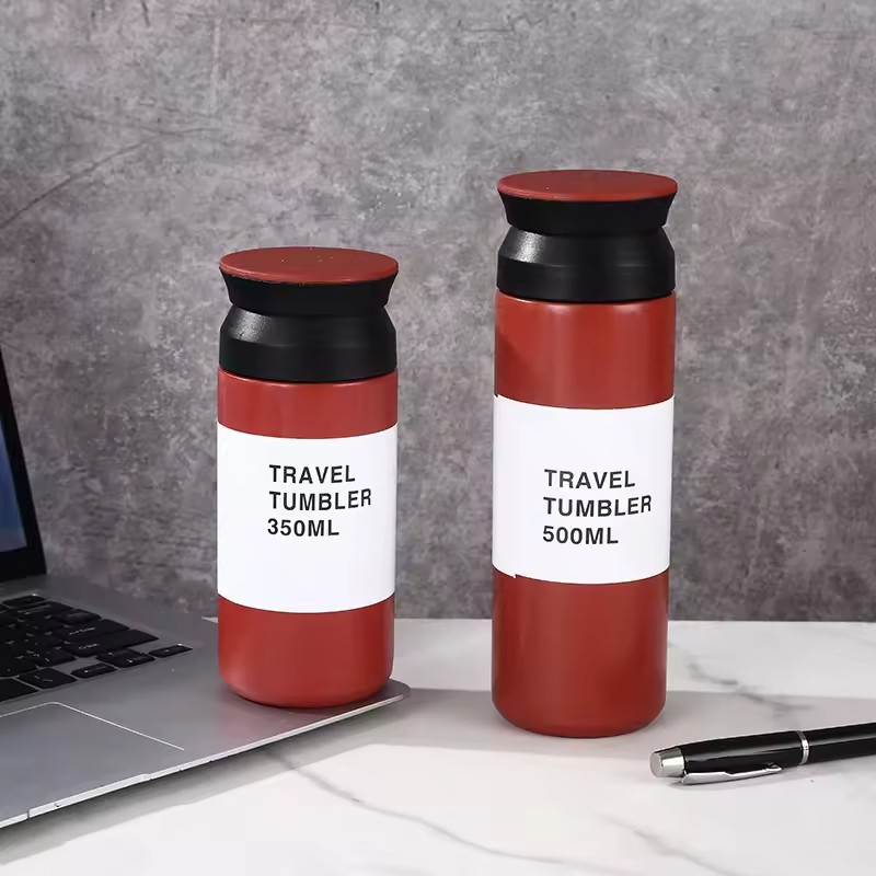 Japanese Style 350ml/500ml Mini Cute Stainless Steel Insulated Travel Tumbler Vacuum Water Bottle