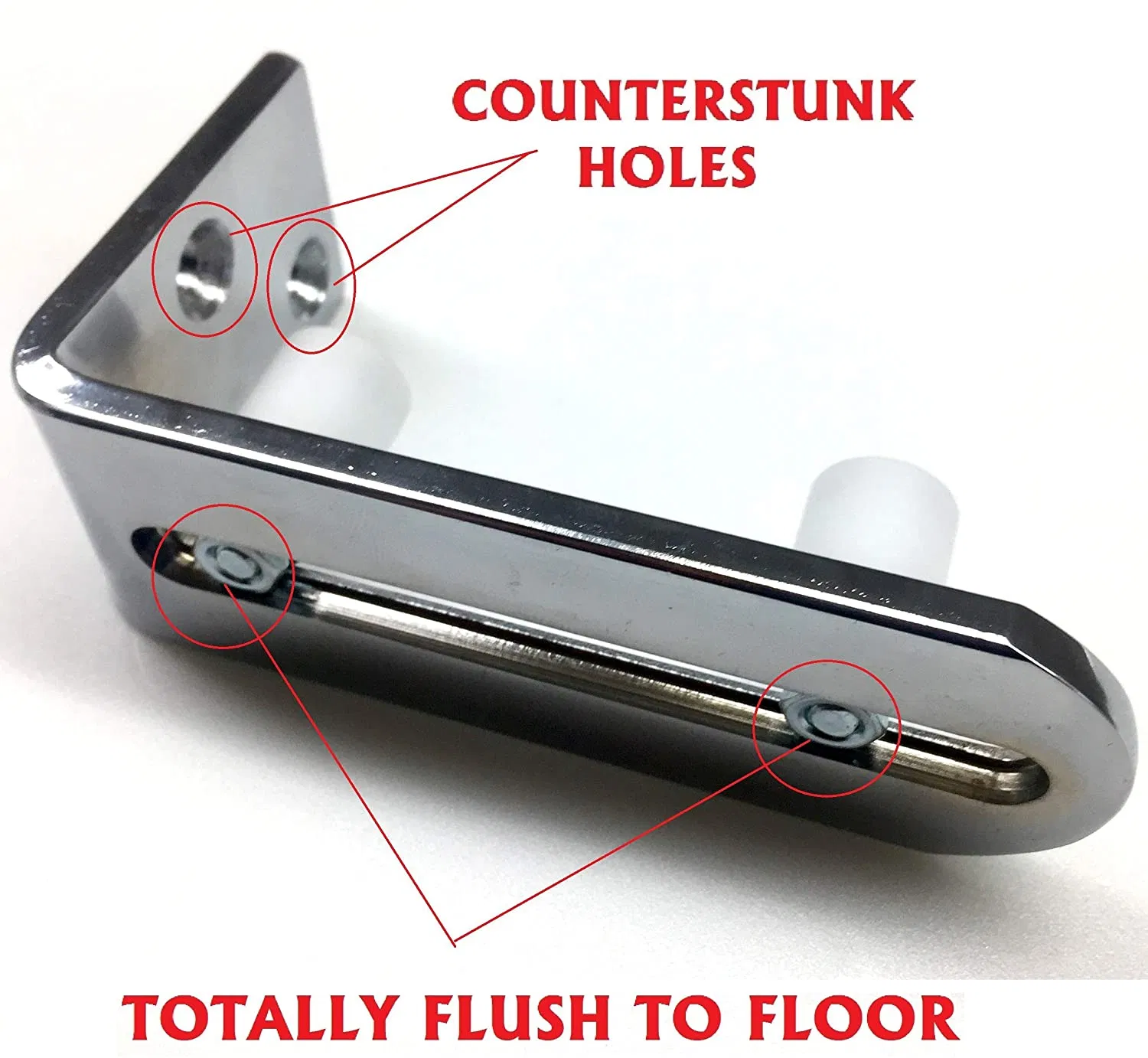Sliding Barn Doors Chrome Plated Floor Guide