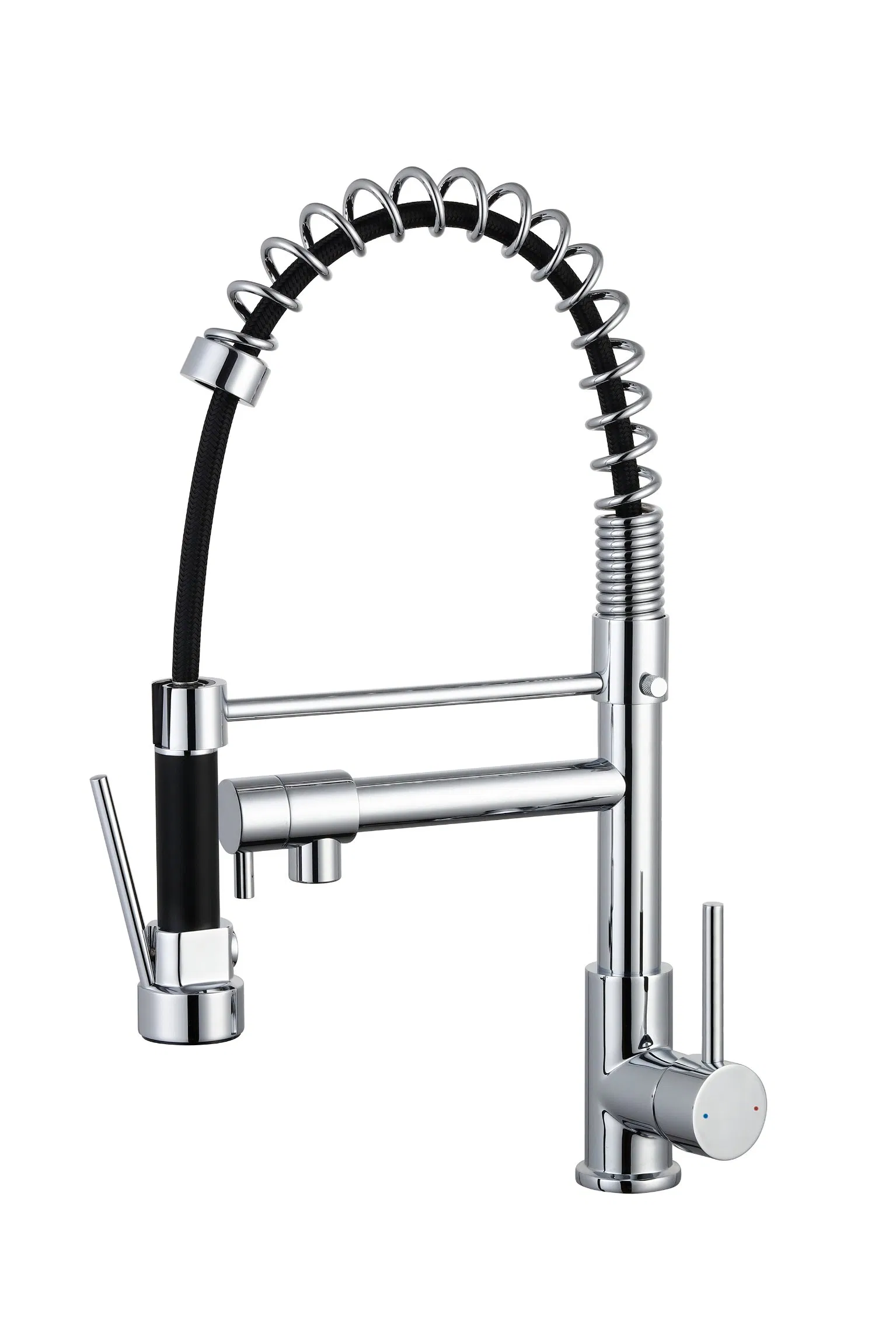 ODM Waterfall Single Handle Cupc Kitchen Accessories Stainless Steel Kitchen Faucet with Sprayer
