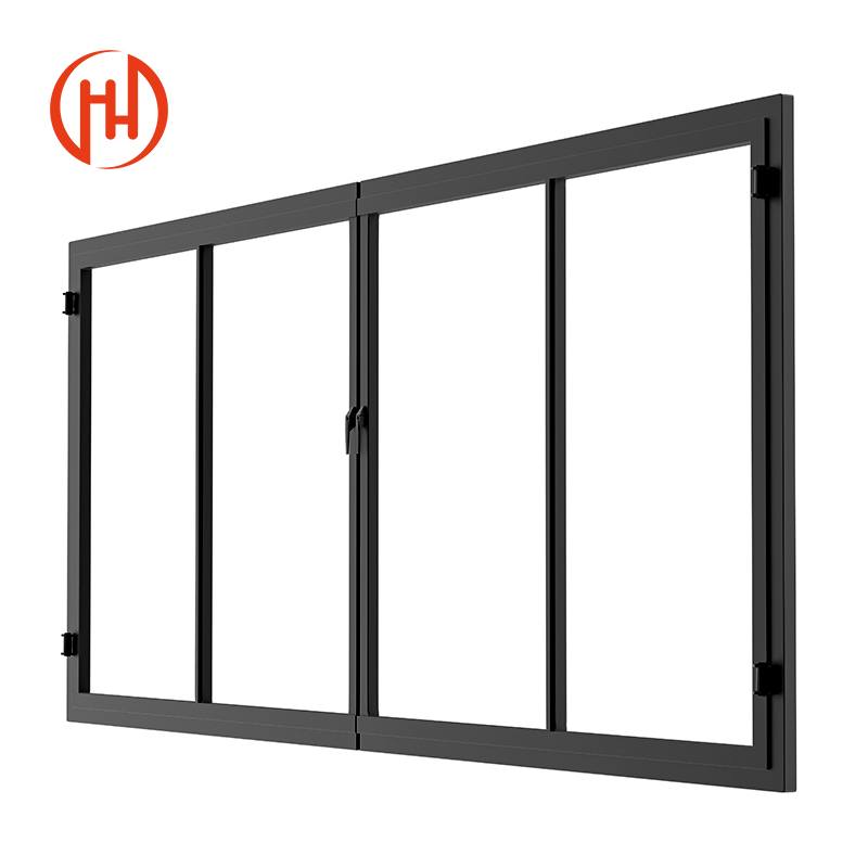 Алюминиевые раздвижные двери с терморазрывом и большим стеклом