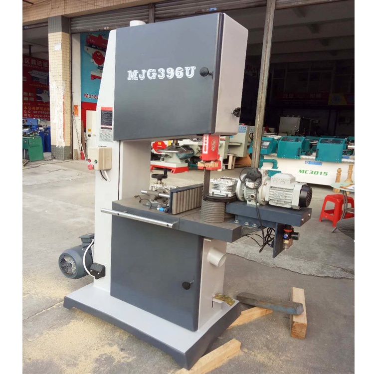 Станок ленточнопильный вертикальный с автоподачей по дереву MJG396U