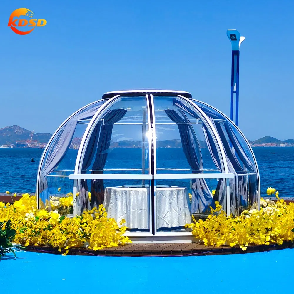 Outdoor Full Transparent PC Dome Bubble House Starry Sky Camping Tent