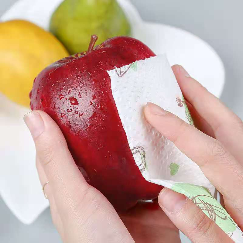 50PCS Disposable Non-Woven Rag for Dish Cleaning
