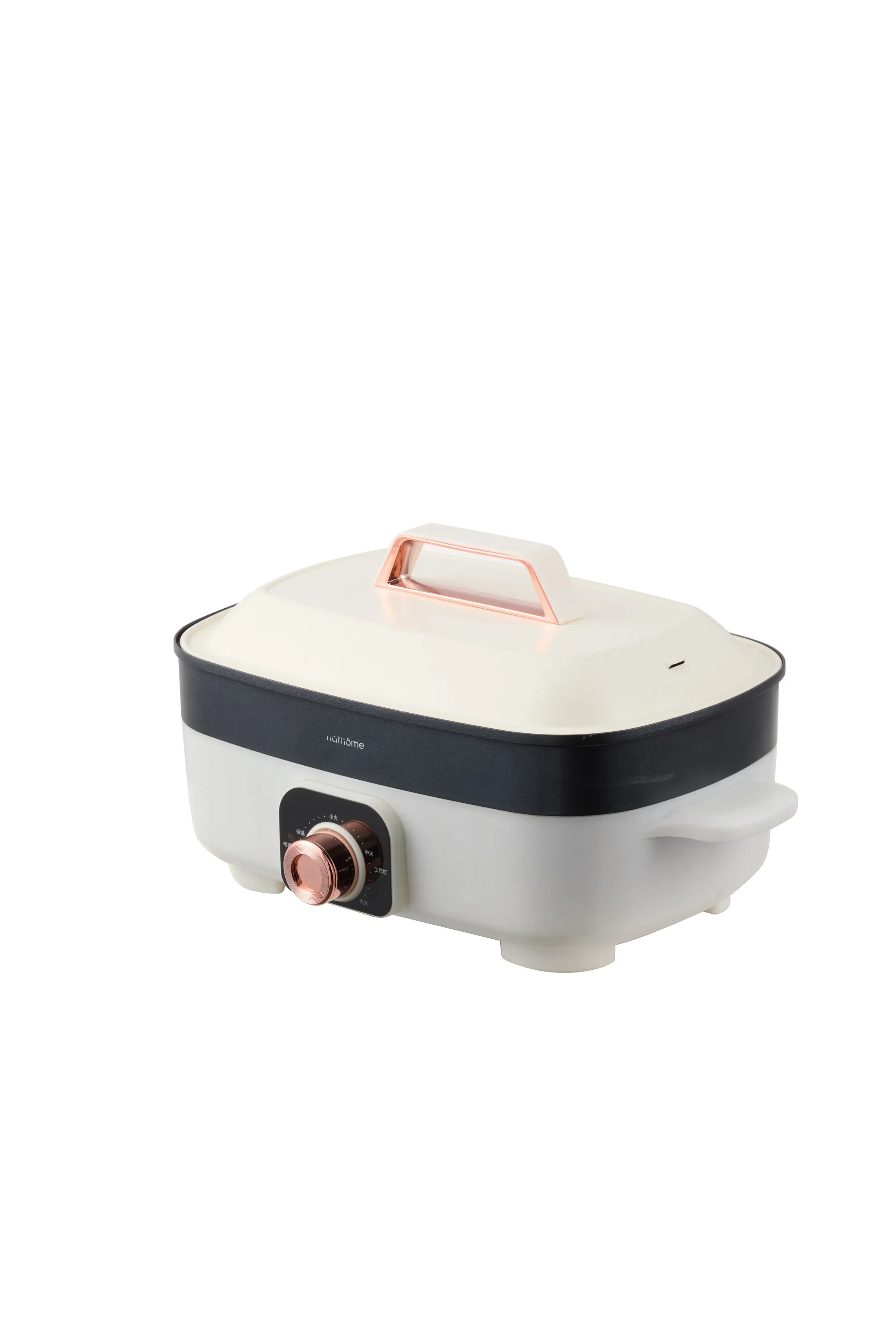 Hq-01 Home Electric Food Machine Fry Steam Multi Cooker Pot Cooking Boil Fondue Skillet Kitchen Equipment