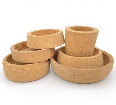 Hot Sale Ceramic White Coffee Mug with Cork Holder