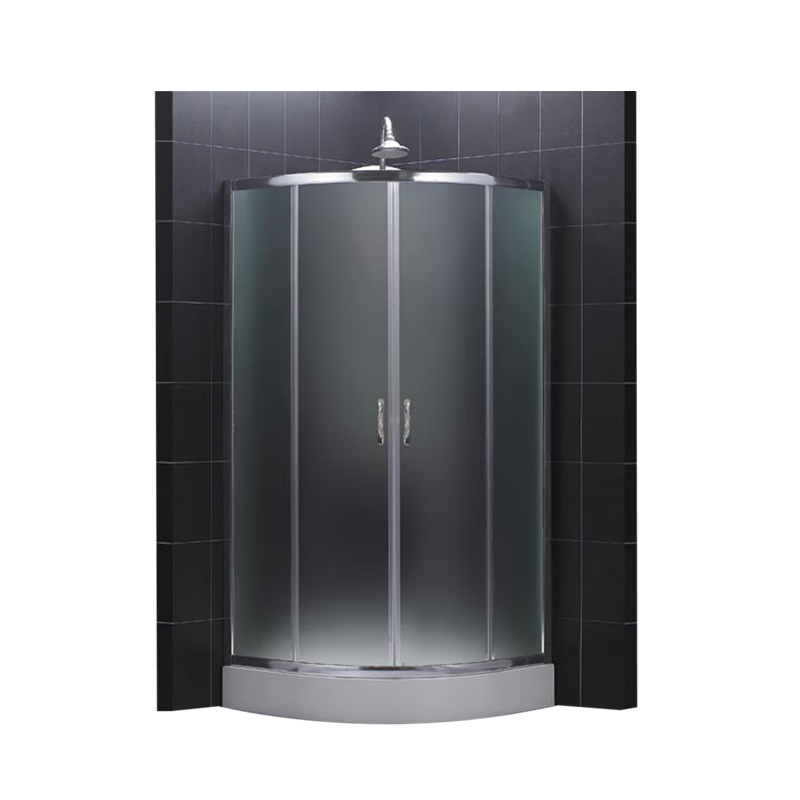 Simple Bathroom Shower Rooms Tempered Glass Shower Cabin Door