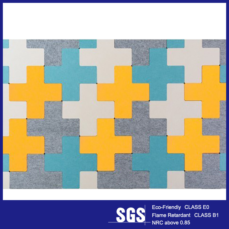 Eco-Friendly High Soundproof Pet Acoustic Panel Floor Office Partition Screen Noise Reduce Removable Acoustic Panel Office Room Divider