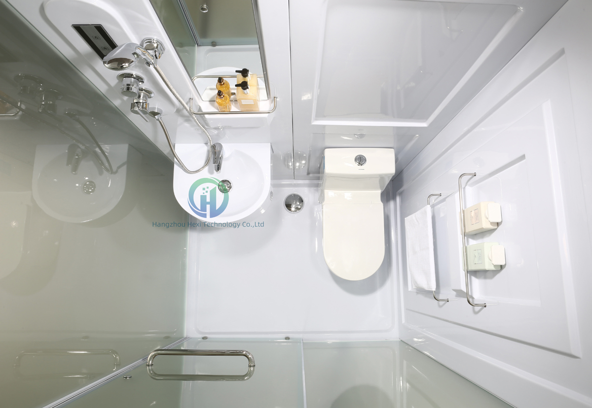 Most Impressive Concealed Sanitary Ware Integrated Capsule Prefab Toilet Bathroom Pod Shower Room