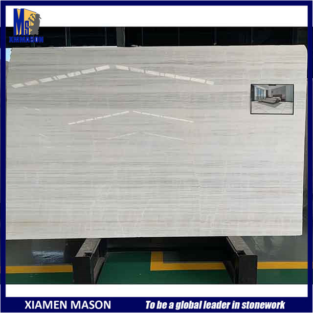 Blue Sky White Jade Polished Marble Slab for Countertop/Worktop/Floor/Flooring/Paving Stone/Stair Tread/Window Sill/Wall