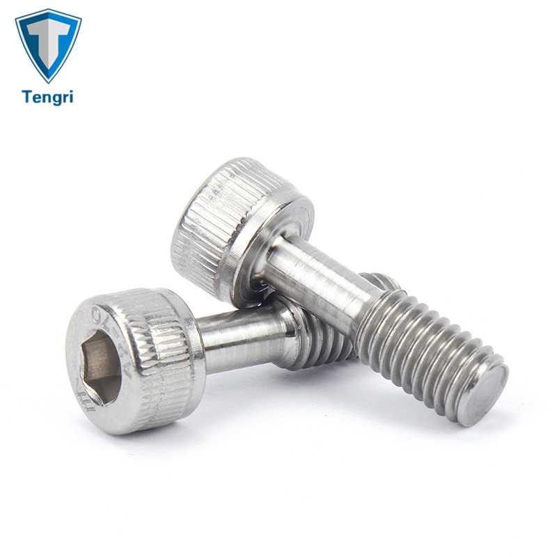 Stainless Steel Reamer Bolt Hex Socket Bolts Chess Head Captive Bolt with Knurling