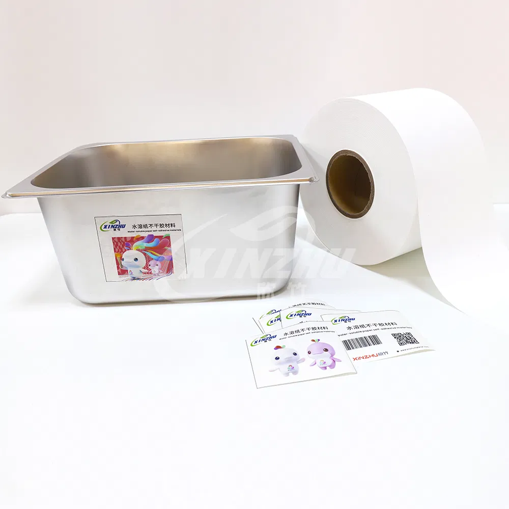Eco-Friendly Dissolvable Paper Jumbo Roll 1240 mm Fully Dissolvable Adhesive Ink