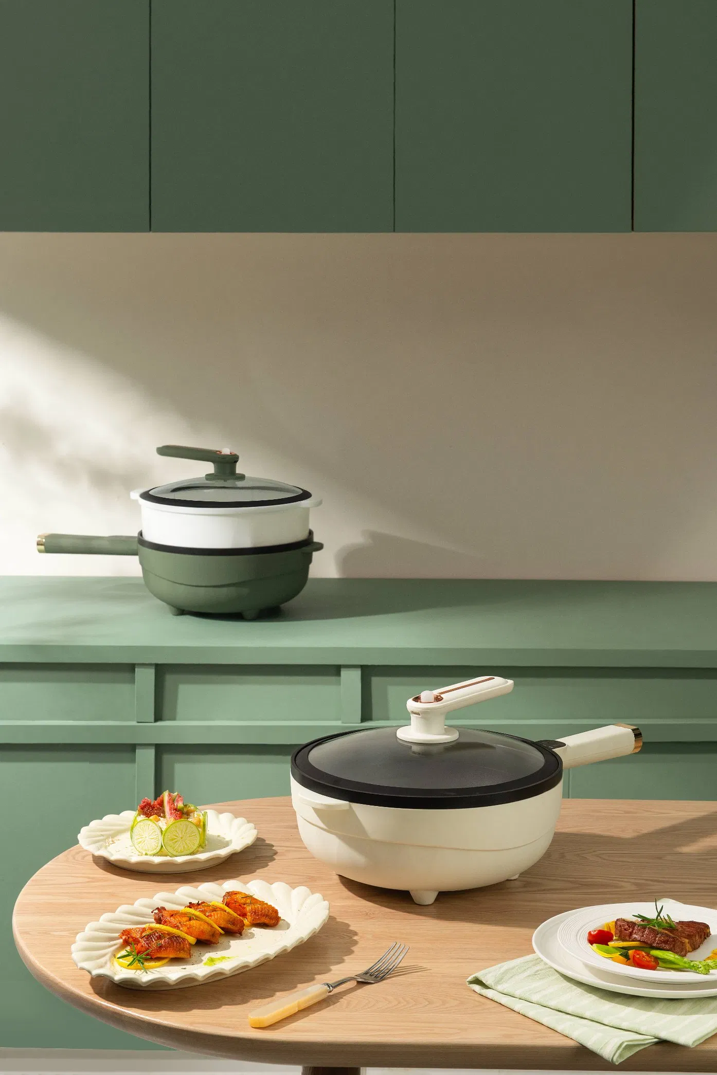 Electrical Boiling Hot Pot Cooker with Computer Board 30cm