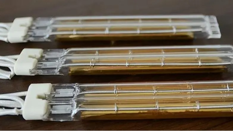 220V Electric Halogen Quartz Heating Tube 50cm 1500W Halogen Infrared Heater Lamp