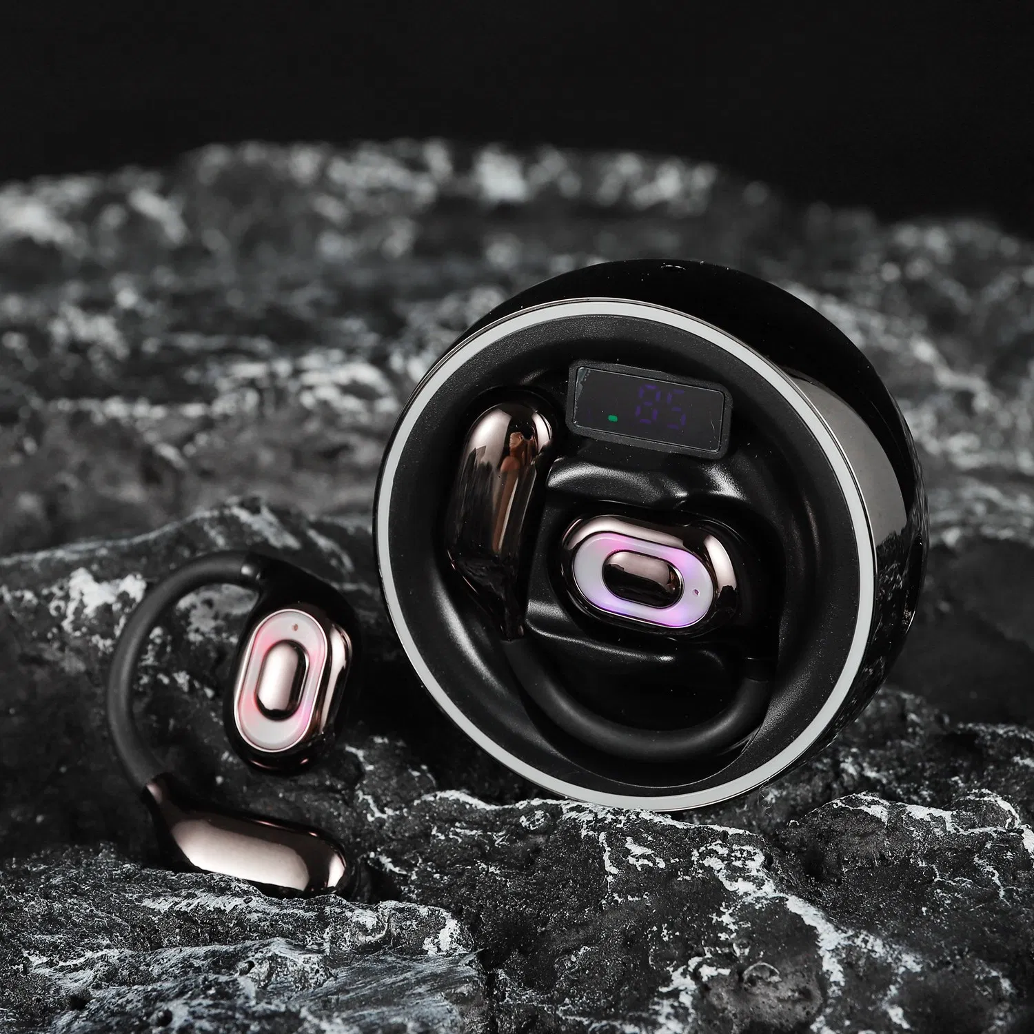 Наушники Bluetooth с защитной платой, черные