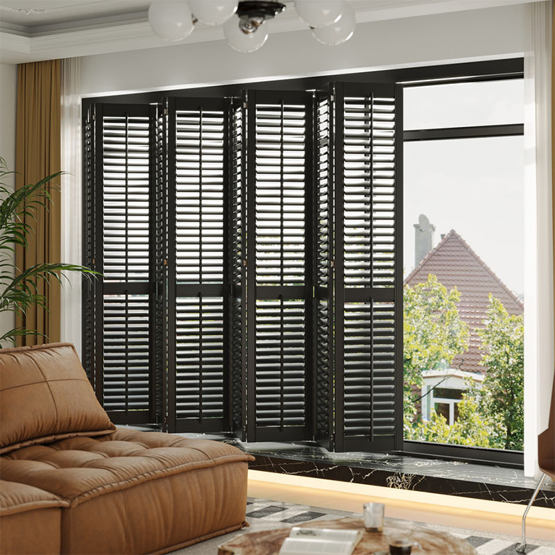 Classic Anti Rust PVC Shutter Home Interior Window Decoration