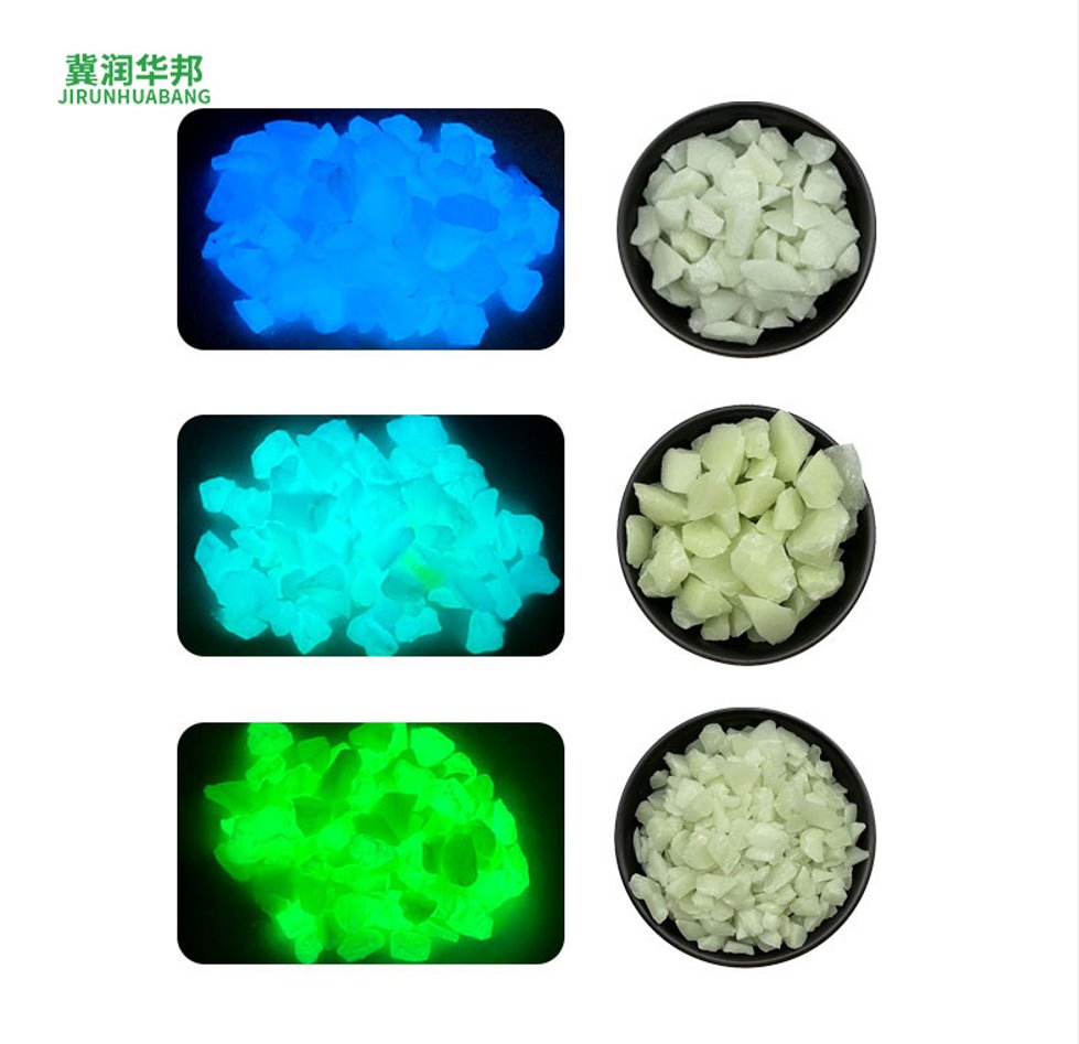 Decorative Luminous Gravel for Balcony Garden Bulk Glow Stone Direct Supply