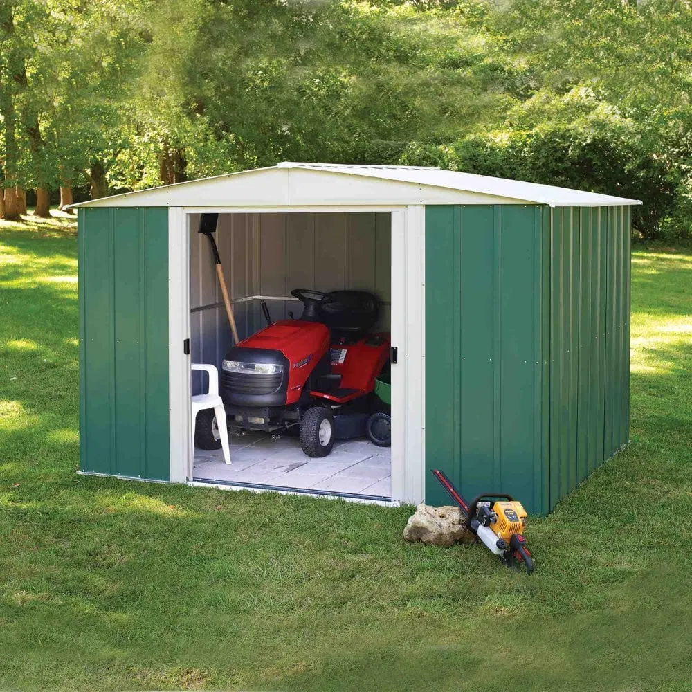 Anthracite Outdoor Garden Yard Galvanized Square Qingdao Kxd Steel Garden Tool Shed